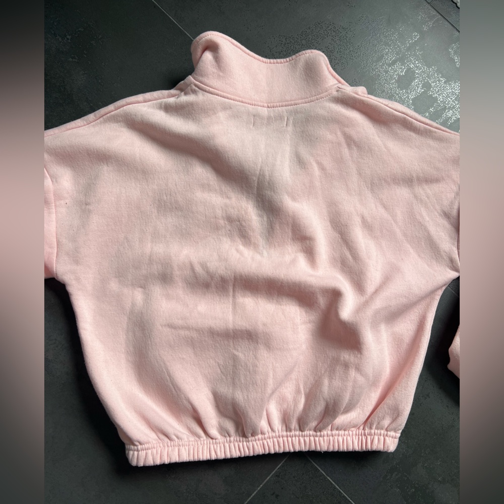PrettyLittleThings Cropped Sweatshirt, Baby Pink, Size M - Picture 7 of 10